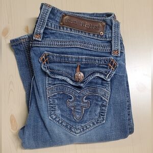Rock Revival Debbie Straight Jeans Womens 30
